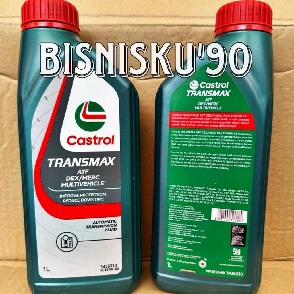 Jual Oli Castrol Transmax ATF Automatic / T-IV / WS (1L) Dex/Merc ...