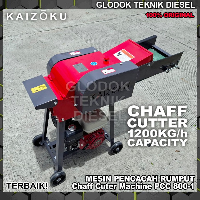 Jual Kaizoku Mesin Pencacah Pemotong Rumput + Conveyor Belt PCC 800-1 ...