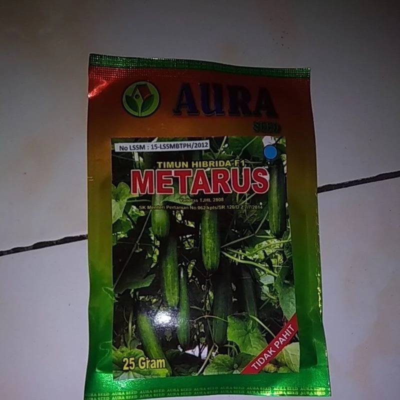 Jual Benih Timun Metarus F1 25 Gram Renyah Tahan Penyakit | Shopee ...