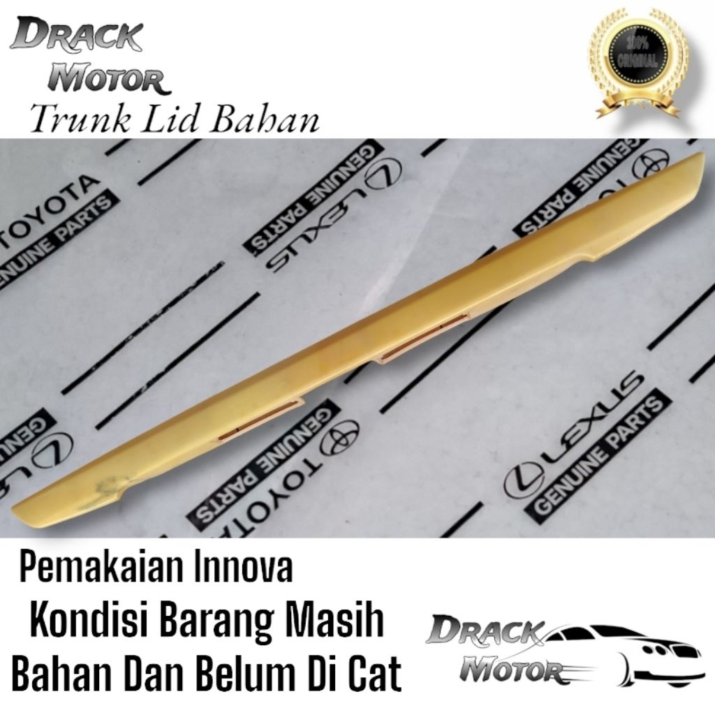Jual Trunk Lid Bahan Innova Original // Trunk Lid Bagasi Innova 2011 ...