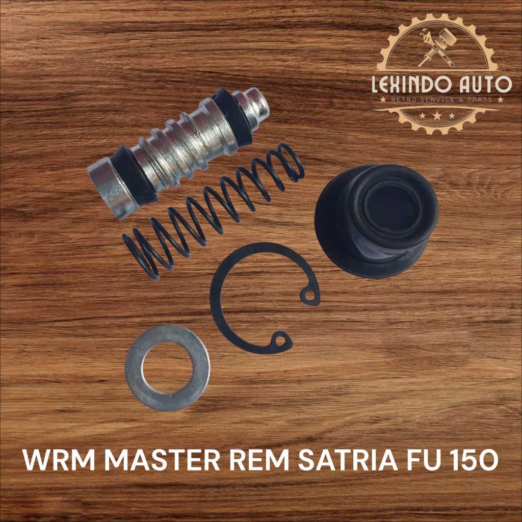Jual WRM SEAL SIL MASTER REM KIT BELAKANG SATRIA FU 150/SUPRA X 125 ...