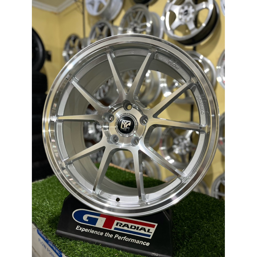 Jual velg venom NF r18 full polish pcd 5x114 lebar 8,5 kondisi baru ...