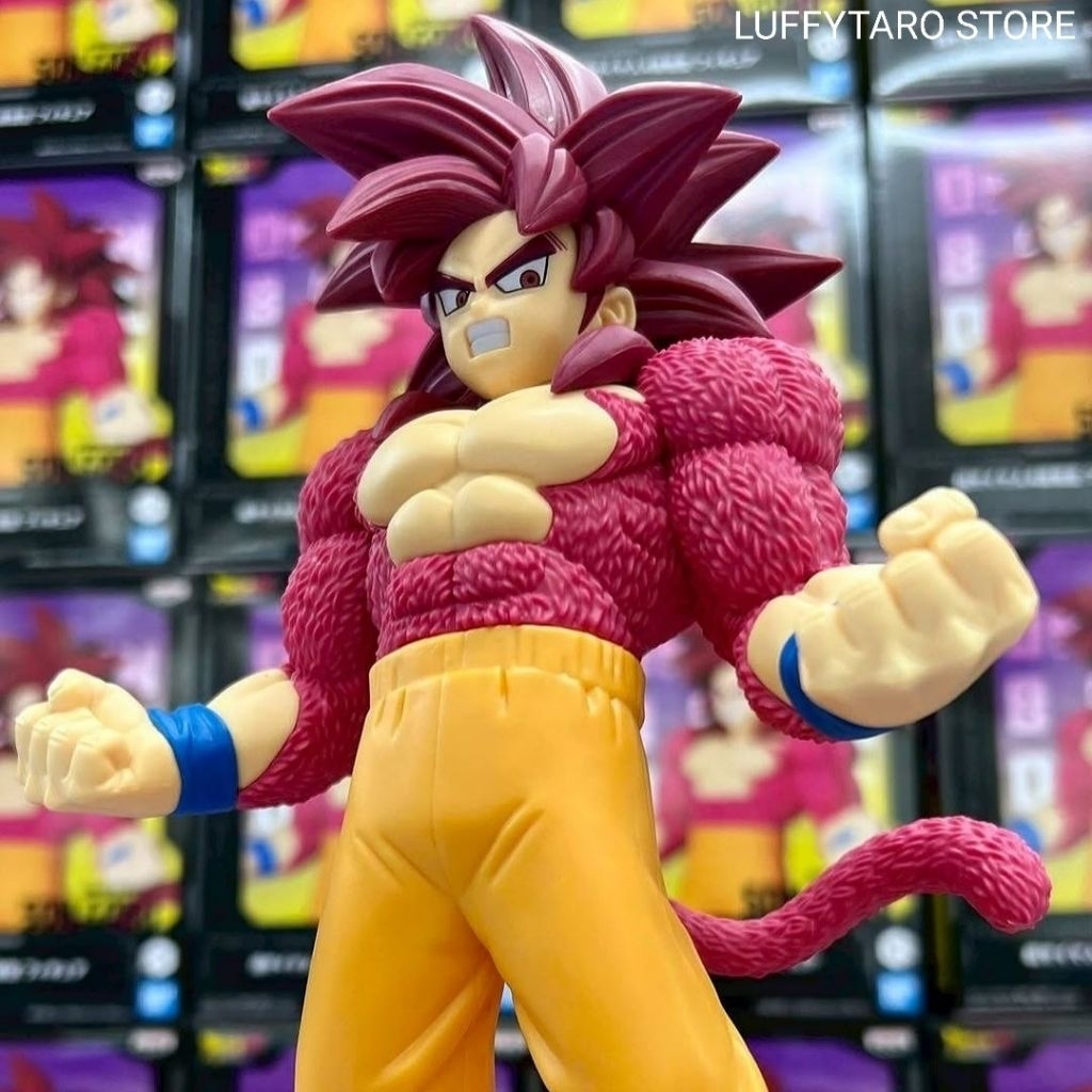Grande Figurine Son Goku Super Saiyan 4 (SSJ4) - Dragon Ball Heroes - 43 Cm - Statue PVC Collection
