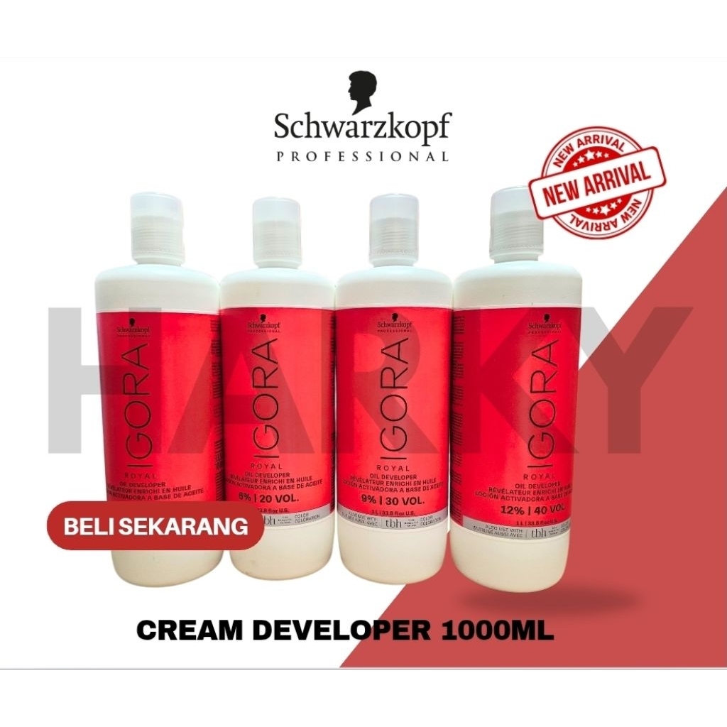 Jual Schwarzkopf Professional Igora Royal Cream Developer 1000ml ...