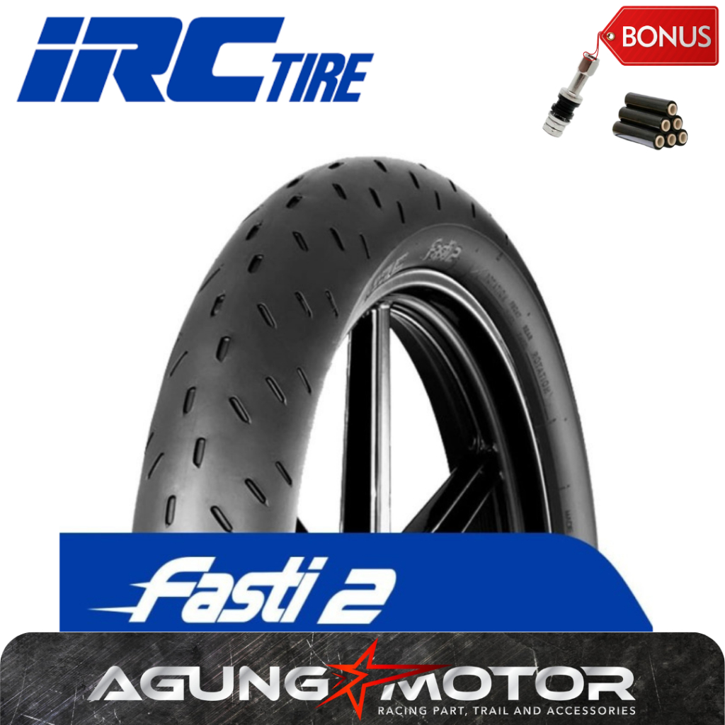 Jual Ban Motor IRC FASTI 2 Racing Tubeles Soft Coumpond Ukuran 90/80-14 ...