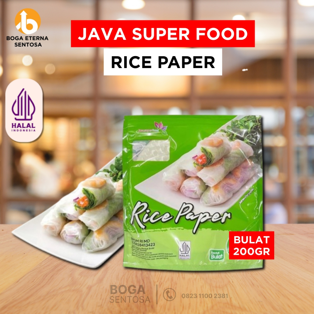 Jual JSF Rice Paper 22cm Halal - Banh Trang Kulit Lumpia Vietnam untuk ...