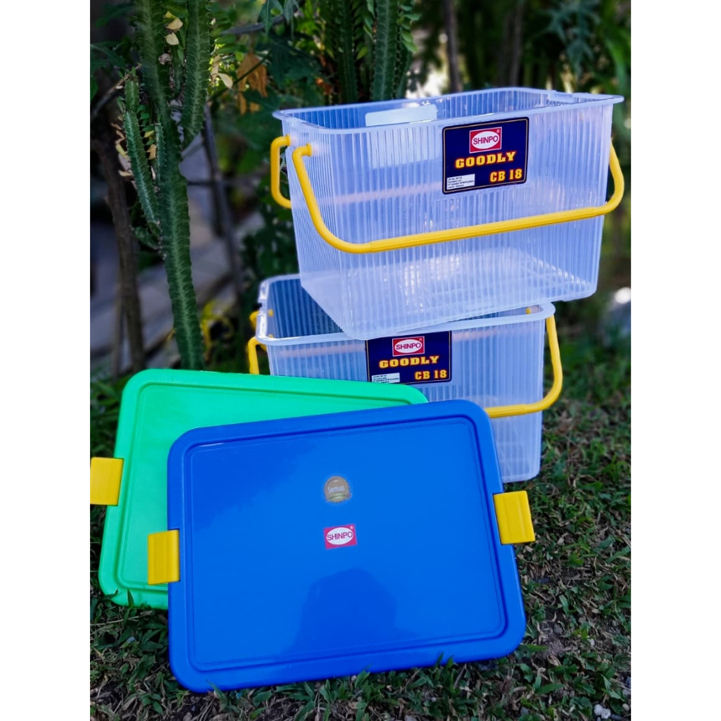 Jual Container Box Shinpo CB 18 Liter Kontainer Storage Box CB18 GOODLY ...