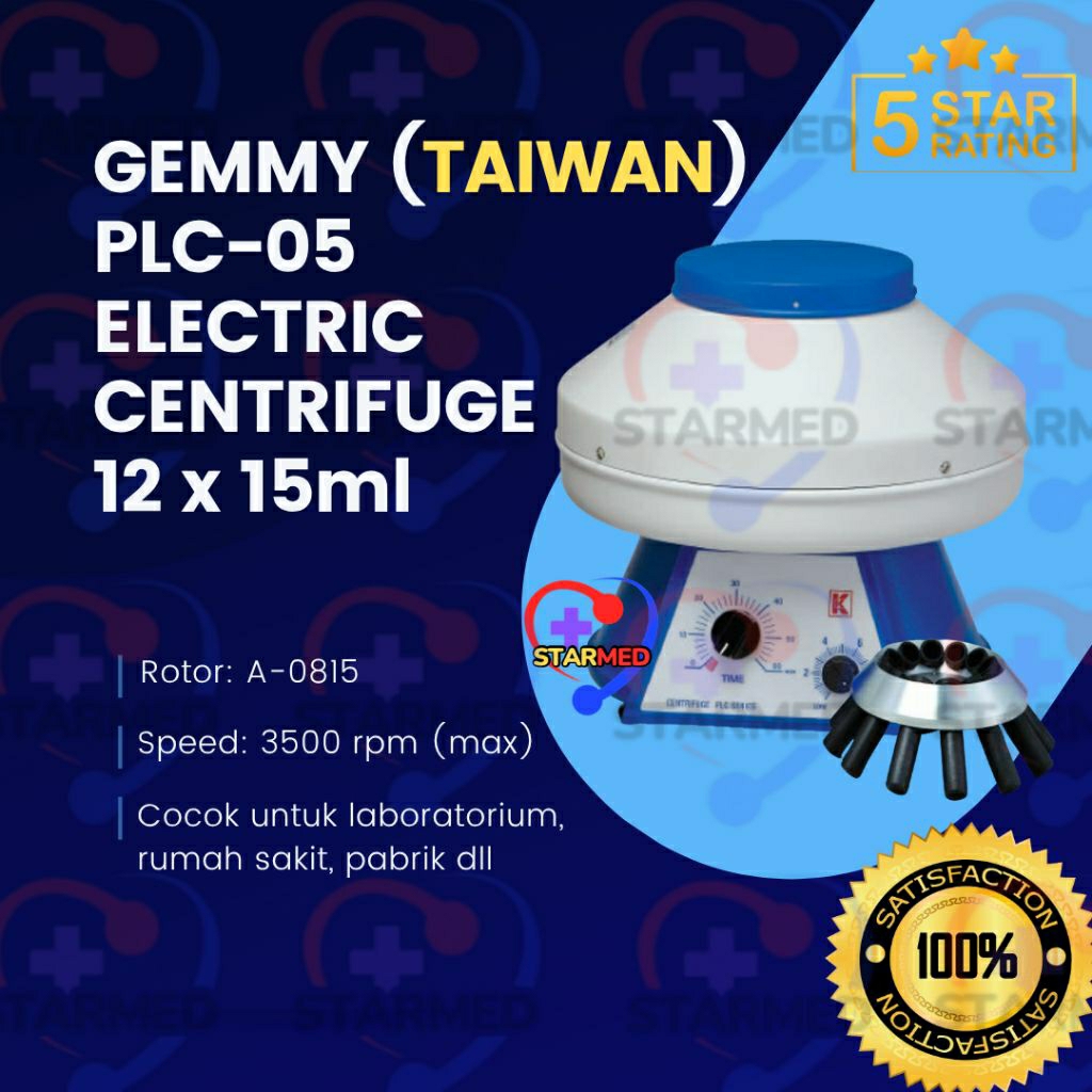 Jual Gemmy (Taiwan ) PLC 05 Electric Centerfuge 12x 15 ml | Shopee ...