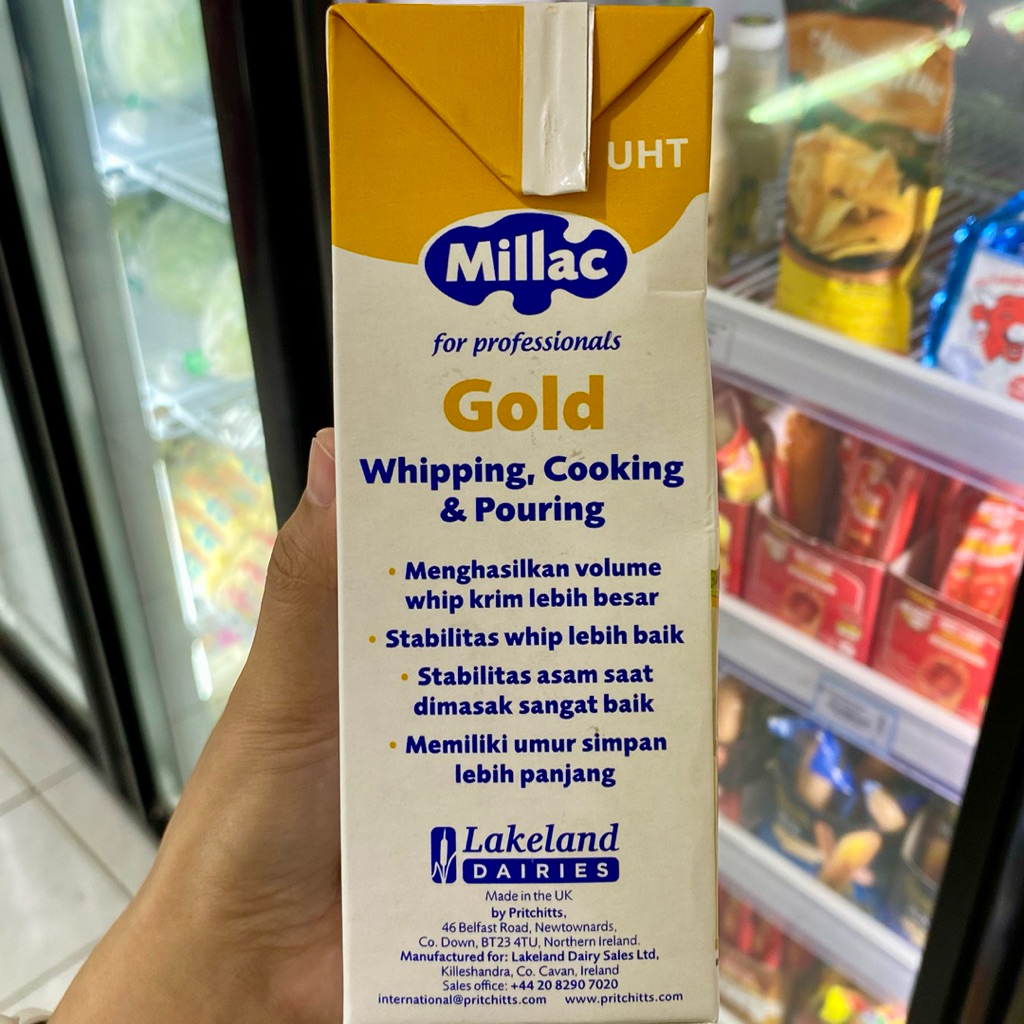 Jual Millac Gold Whipping, Cooking, & Pouring 1 Liter | Shopee Indonesia