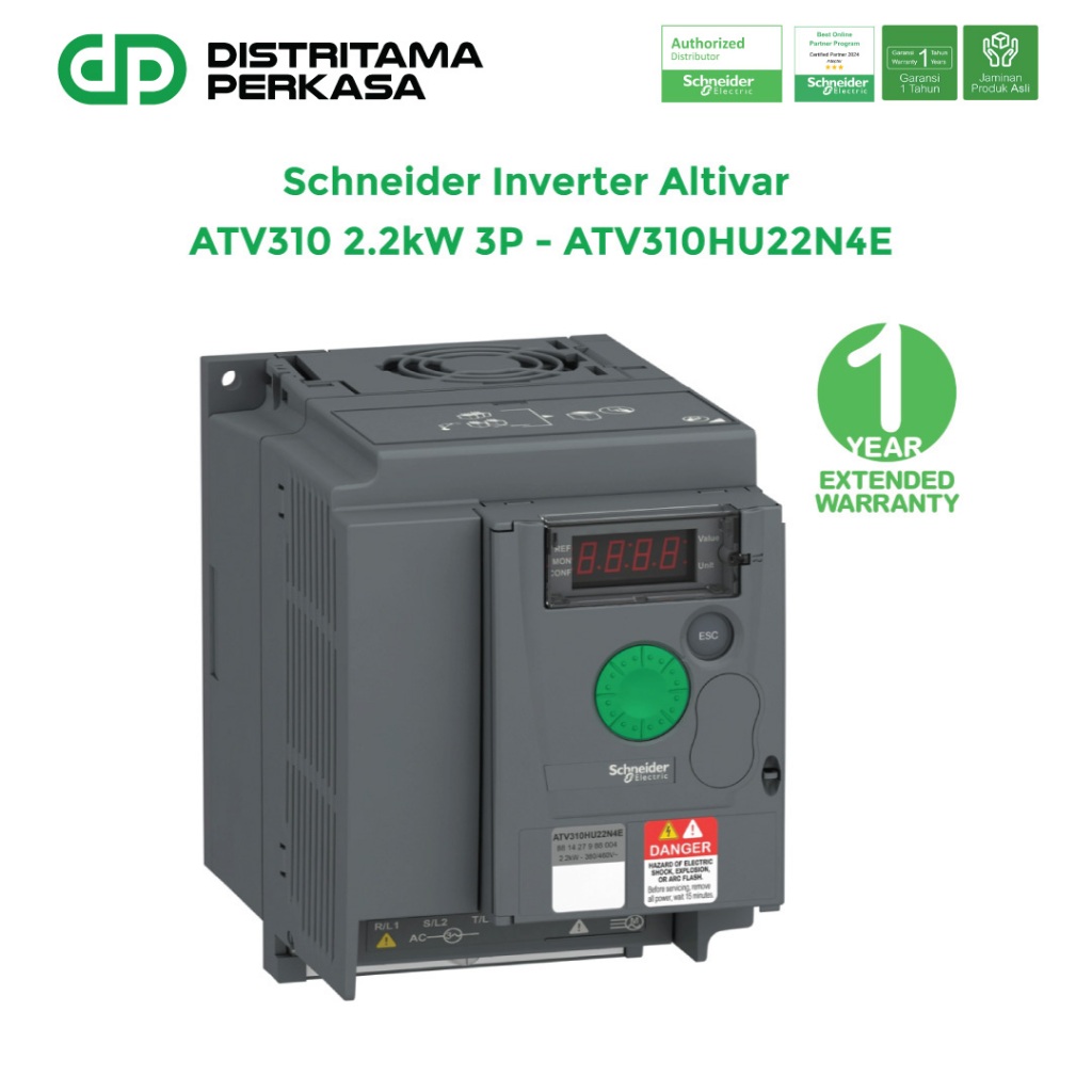 Jual Schneider Inverter Altivar ATV310 2.2kW 3P - ATV310HU22N4E ...