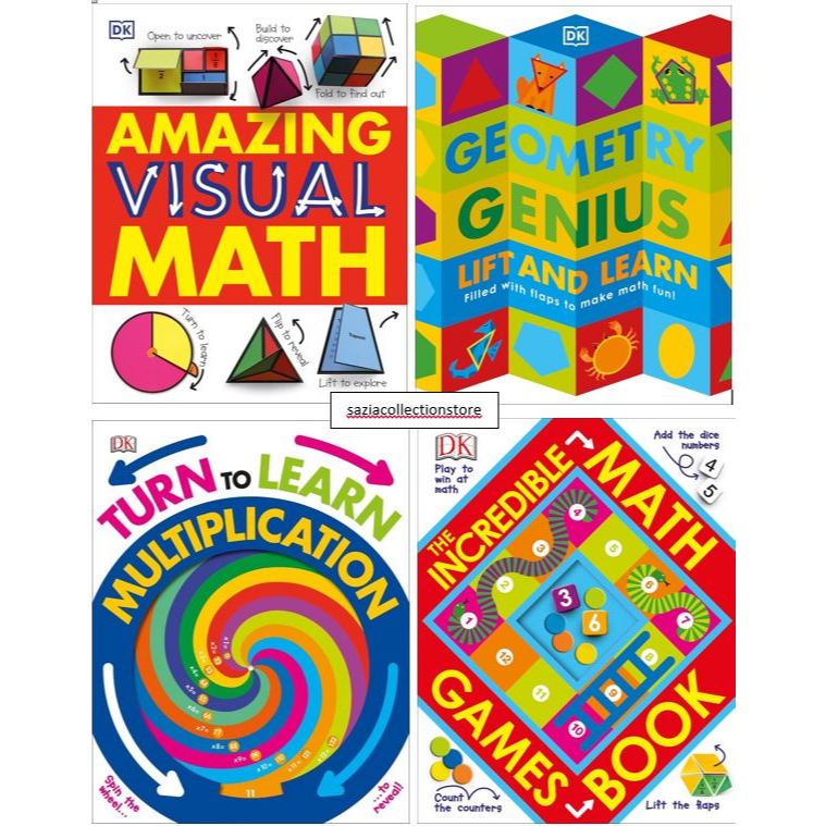 Jual DK Amazing Visual Math / Geometry Genius: Lift and Learn: filled ...