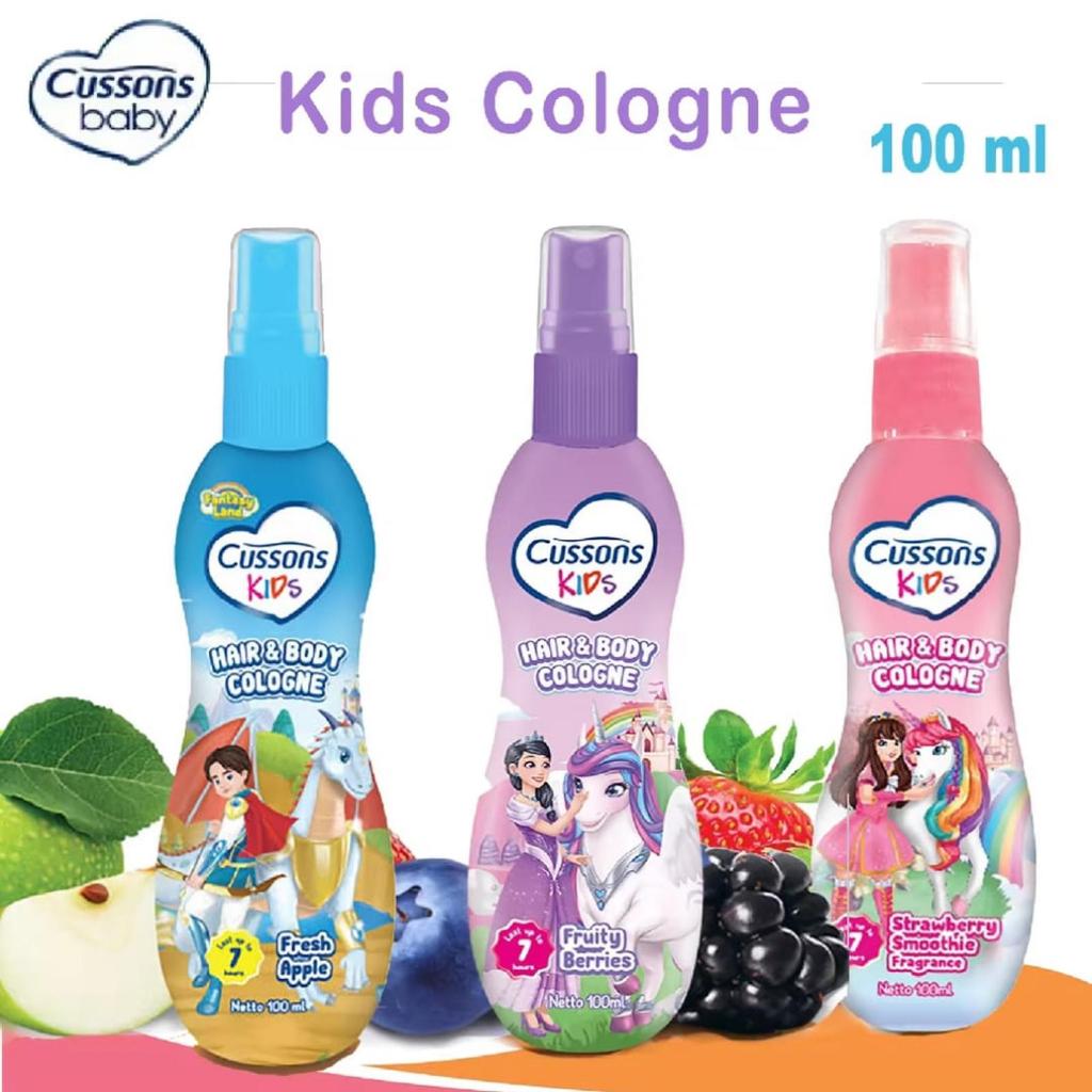 Jual Cussons Kids Hair&Body Cologne 100ml Parfum Anak|| Baby Diaper ...