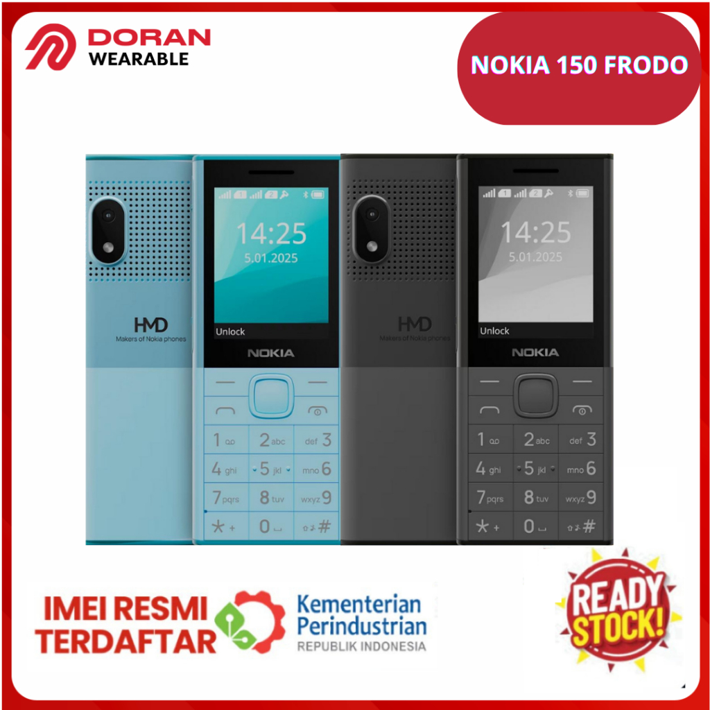 Jual Nokia 150 Frodo Basic Music with Camera LED Flash 2500 mAh Garansi ...