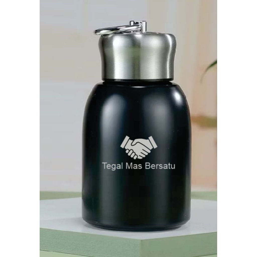 Jual tumbler custom stainless mini coffee 300 ml/custom tumbler botol ...