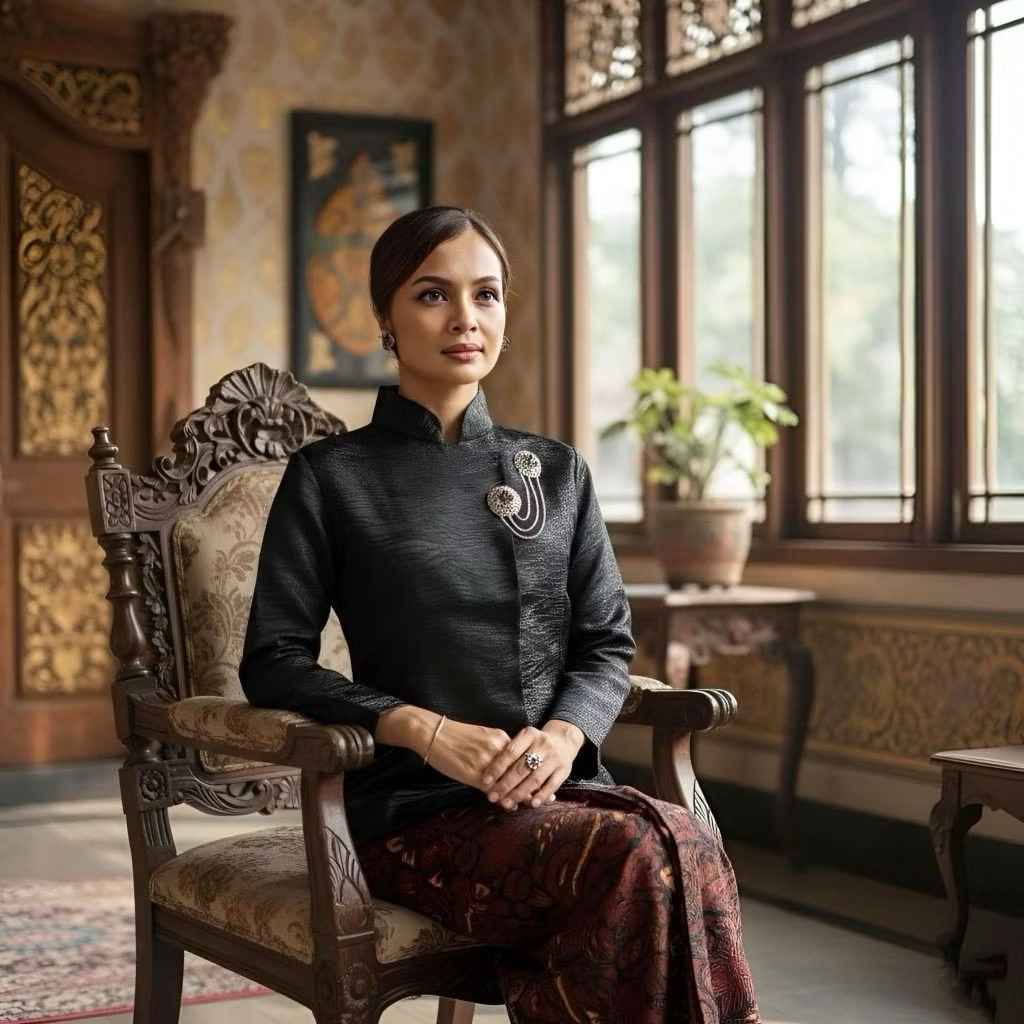 Jual KEBAYA BALI JANGGAN KERATON PREMIUM | Shopee Indonesia