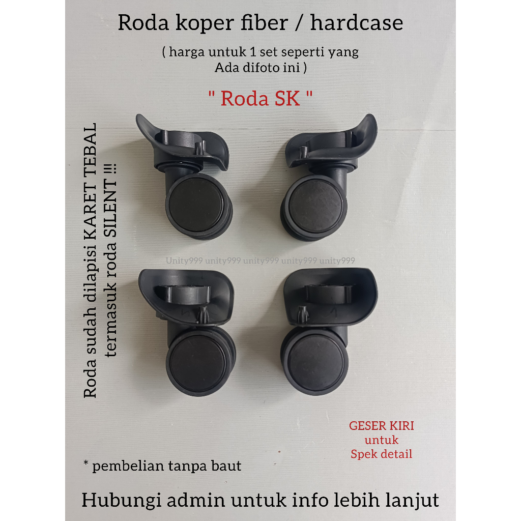 Jual RODA KOPER, RODA KOPER FIBER HARD CASE, RODA KOPER POLO RODA PUTAR ...