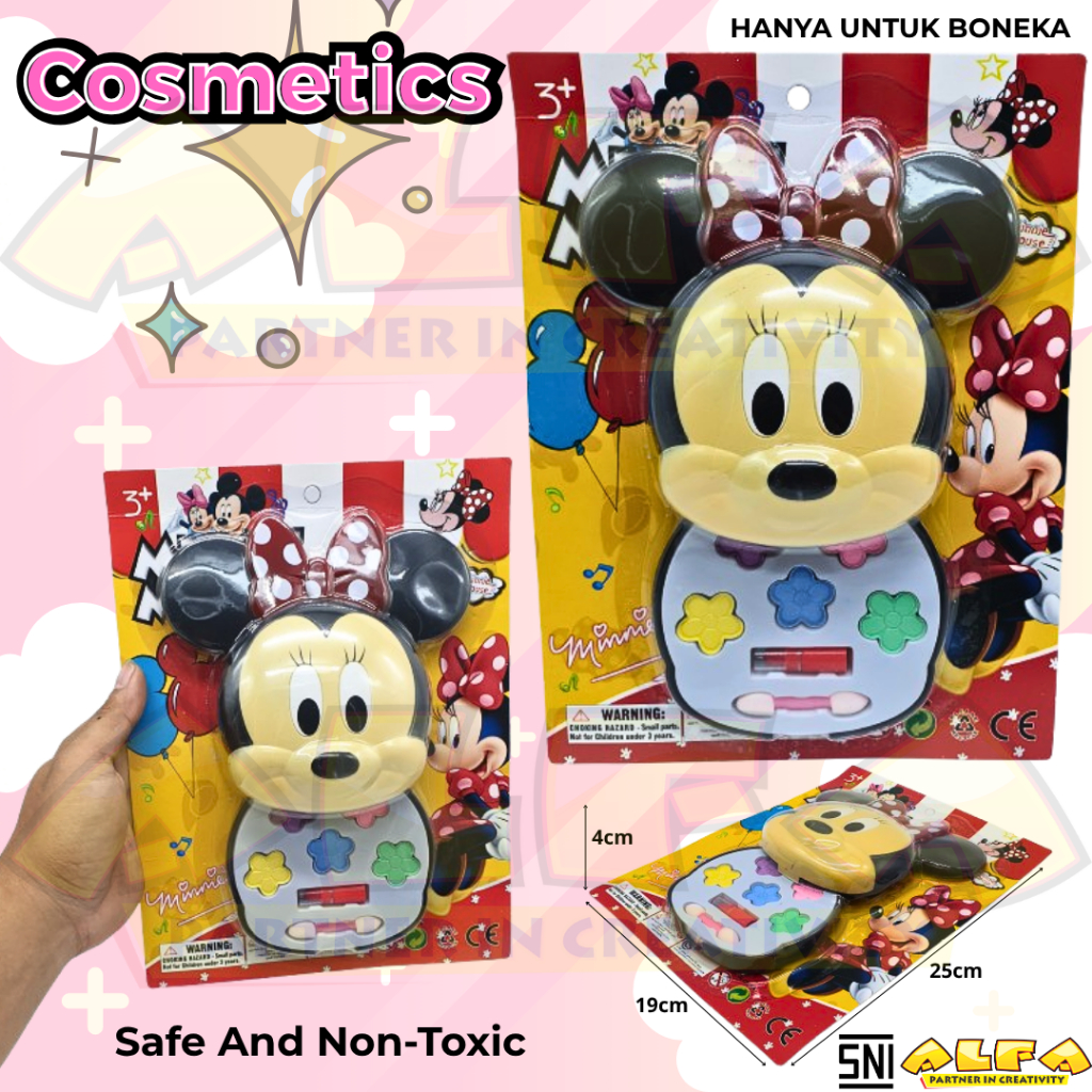 Jual Toko Mainan ALFA Minnie Mouse Cosmetics H-9026 | Shopee Indonesia