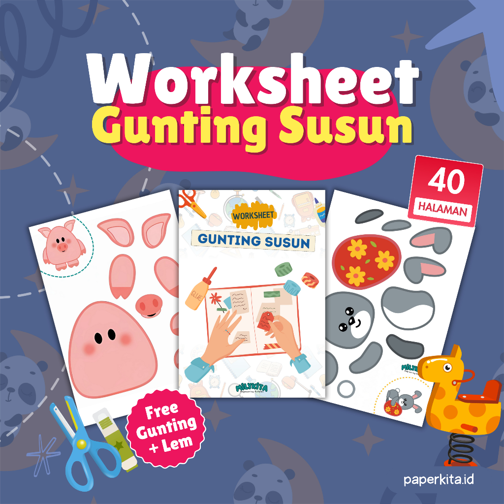Jual 40 Hal Worksheet Edukasi Anak PAUD TK Usia 2-6 Tahun Aktivitas ...