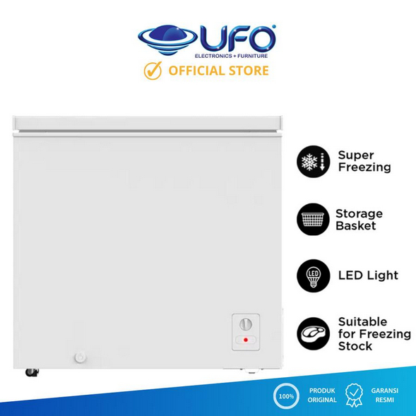 Jual TCL Chest Freezer TCF 210 ZID - Kapasitas 210 liter - 80 watt ...