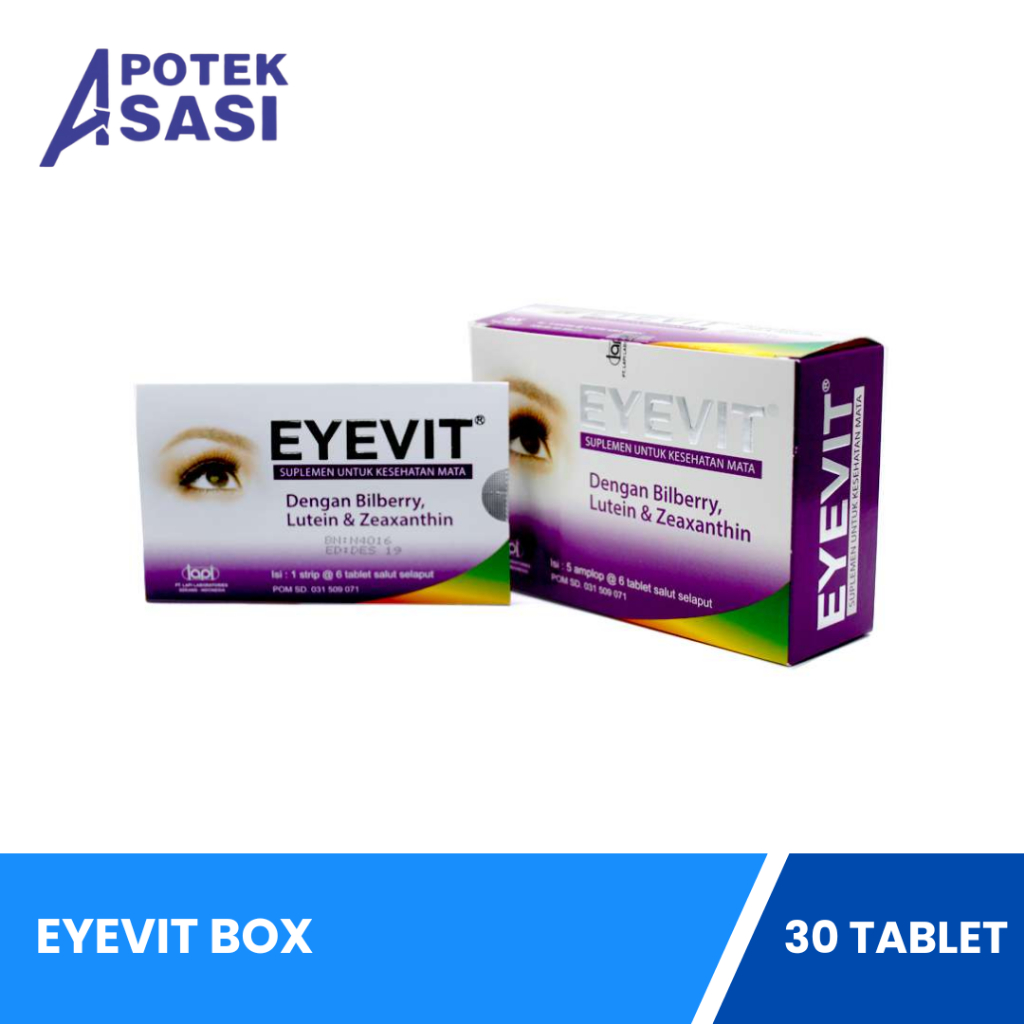 Jual Eyevit 1 Box Isi 30 Tablet - Untuk Memelihara Kesehatan Mata ...