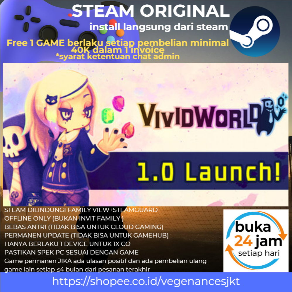 Jual Vivid World MAC Offline PC Game Original + Latest | Shopee Indonesia