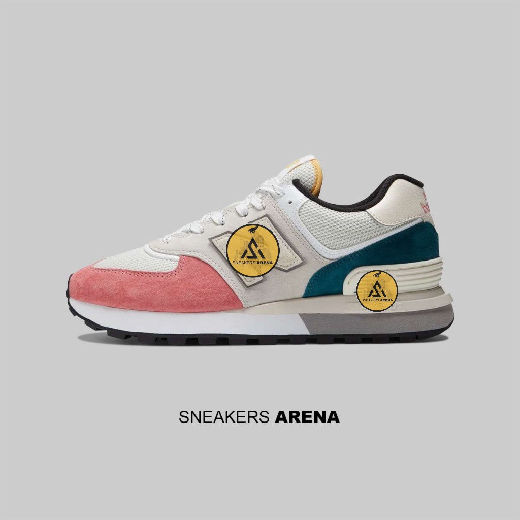 Jual Sneakers Sepatu ENBE 574 Legacy White Pink Green Original | Shopee ...