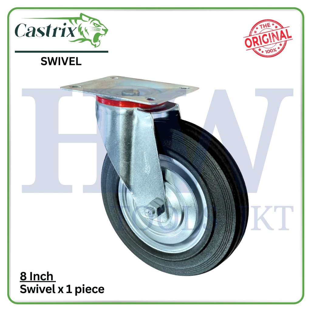 Jual Castrix Roda Meja Karet Troli Rak Etalase Steling 8