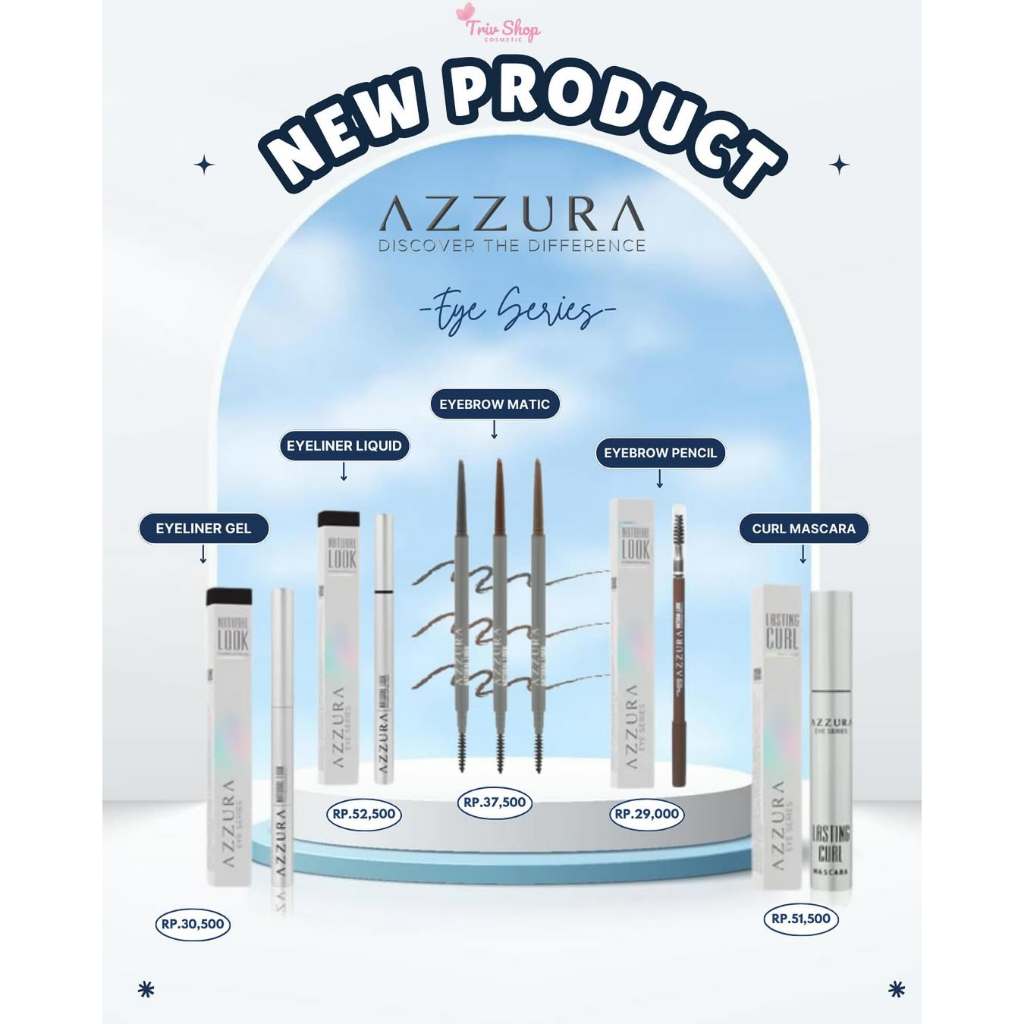Jual NEW! Azzura Eye Make Up Series - Natural Look | Shopee Indonesia