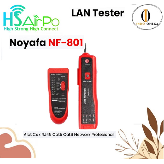 Jual LAN Tester Noyafa NF-801 Multi Purpose Alat Cek RJ45 Cat5 Cat6 ...