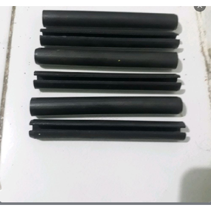 Jual spring roll pin m6 x 80 C pin belah dowel pins selock hitam 6mm ...