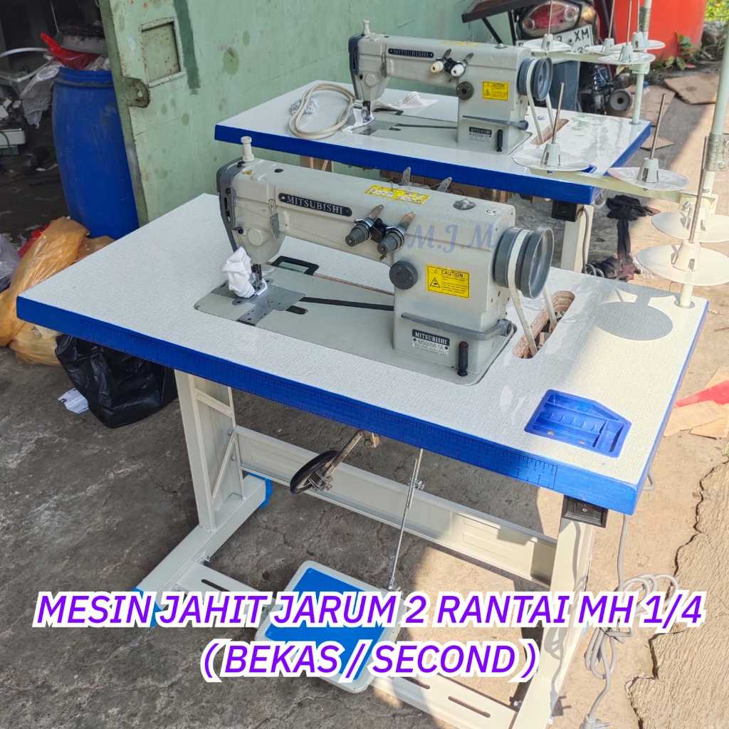 Jual MESIN JAHIT JARUM DUA RANTAI MH HIGH SPEED INDUSTRI / JARUM 2 ...