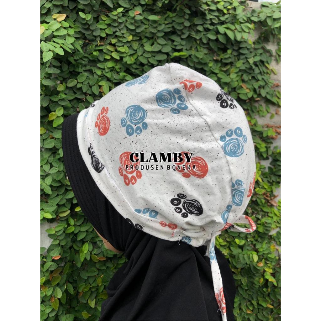 Jual Topi Operasi Dokter dan Perawat Model Tali Headcap Kemoterapi ...