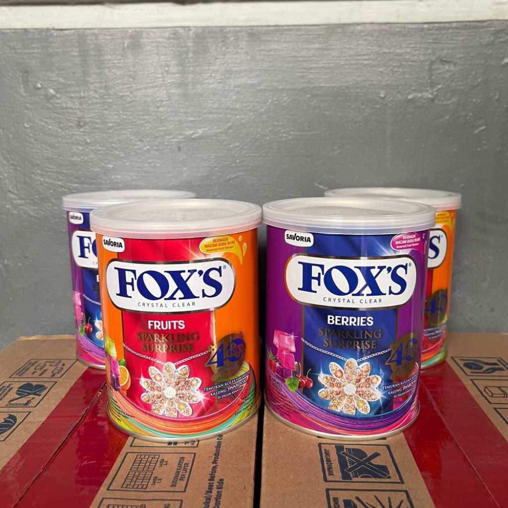 Jual PERMEN FOX'S | BERRIES & FRUITS | Kemasan Kaleng | Shopee Indonesia