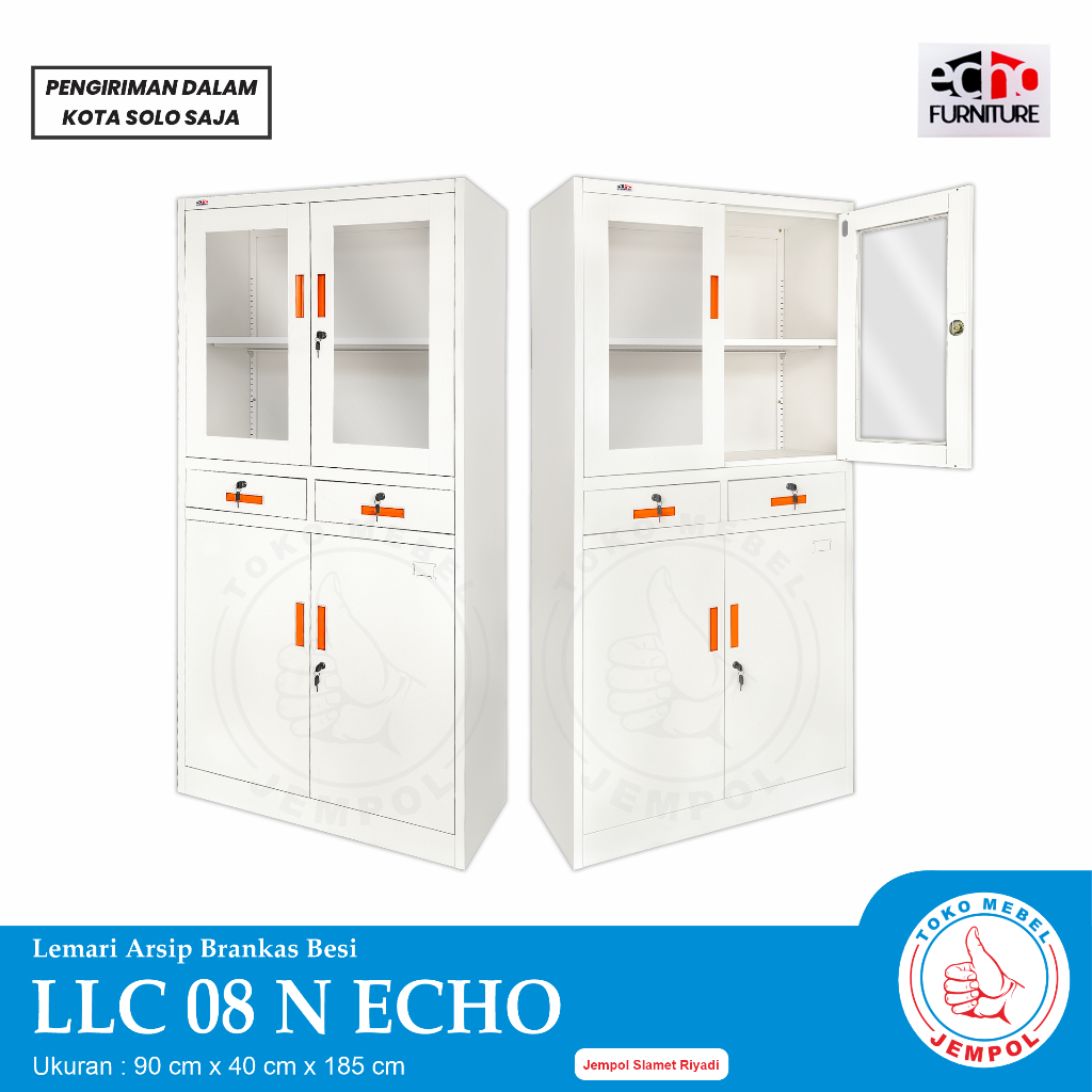 Jual Lemari Besi LLC 08 N ECHO / Rak Besi Susun / Lemari Besi Minimalis ...