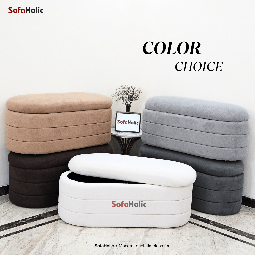 Jual SofaHolic Sofa Storage Box Bench Stool Penyimpanan Minimalis Water ...