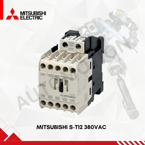 Jual MITSUBISHI Kontaktor LV ST 12 380VAC 3 Pole 1 NO + 1 NC 20A AC1 ...