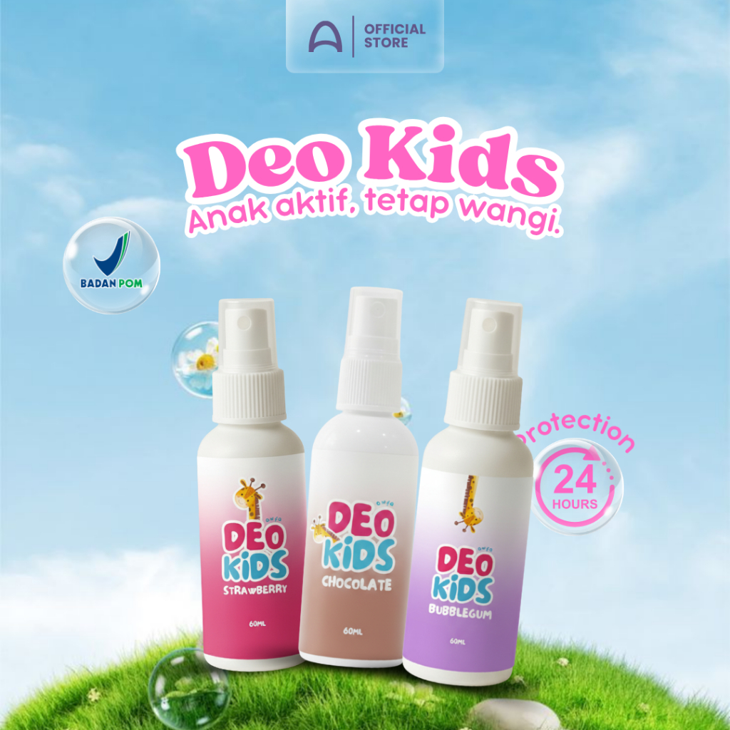 Jual Awfa Deo Kids - Deodorant Anak 60ml Penghilang Bau Badan Anak Aman ...