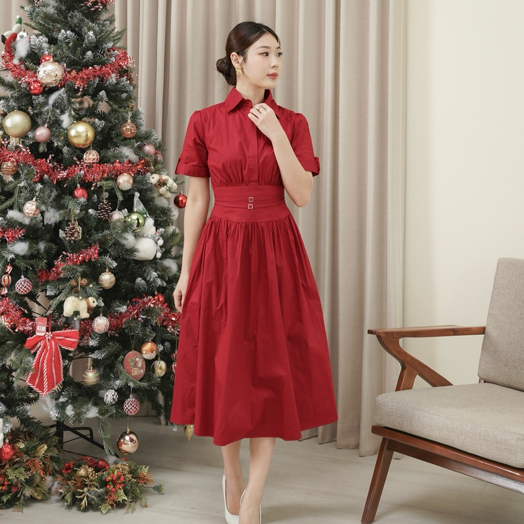 daniella midi dress The Daniella Midi Dress in Autumn Splash