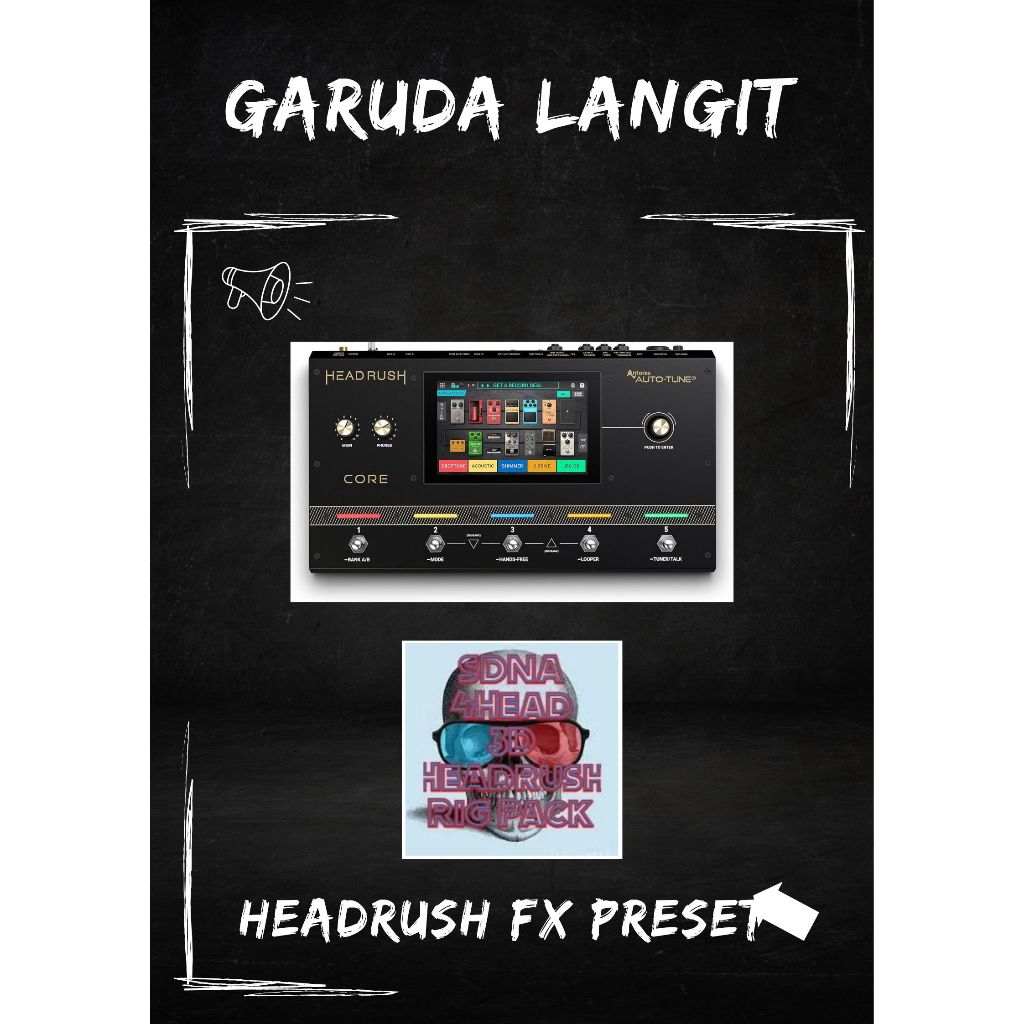 Jual SDNA 4Head 3D Headrush Rig Pack Preset | Shopee Indonesia