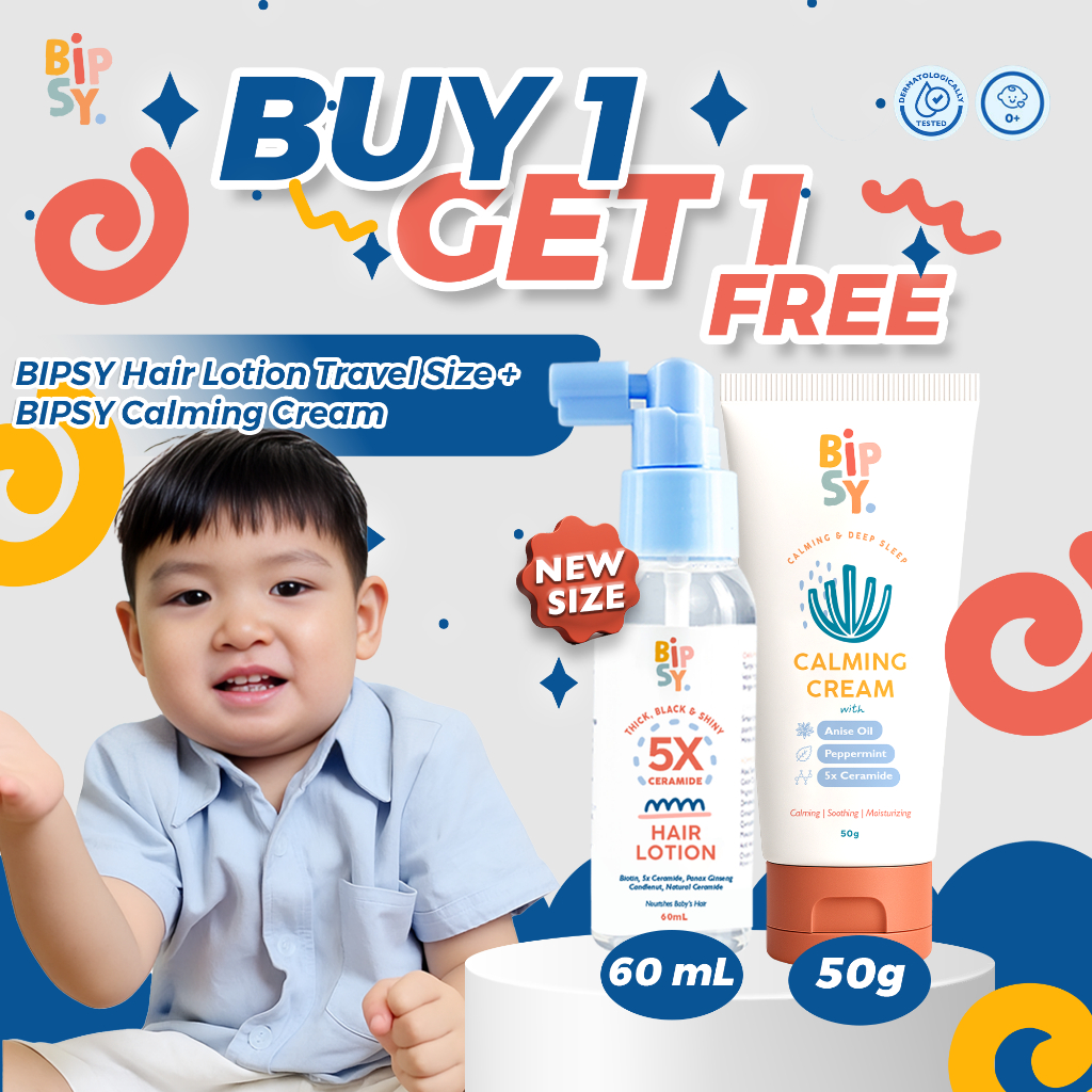 Jual BIPSY BUY 1 GET 1 FREE Hair Lotion TRAVEL SIZE 5X Ceramide 60 mL ...