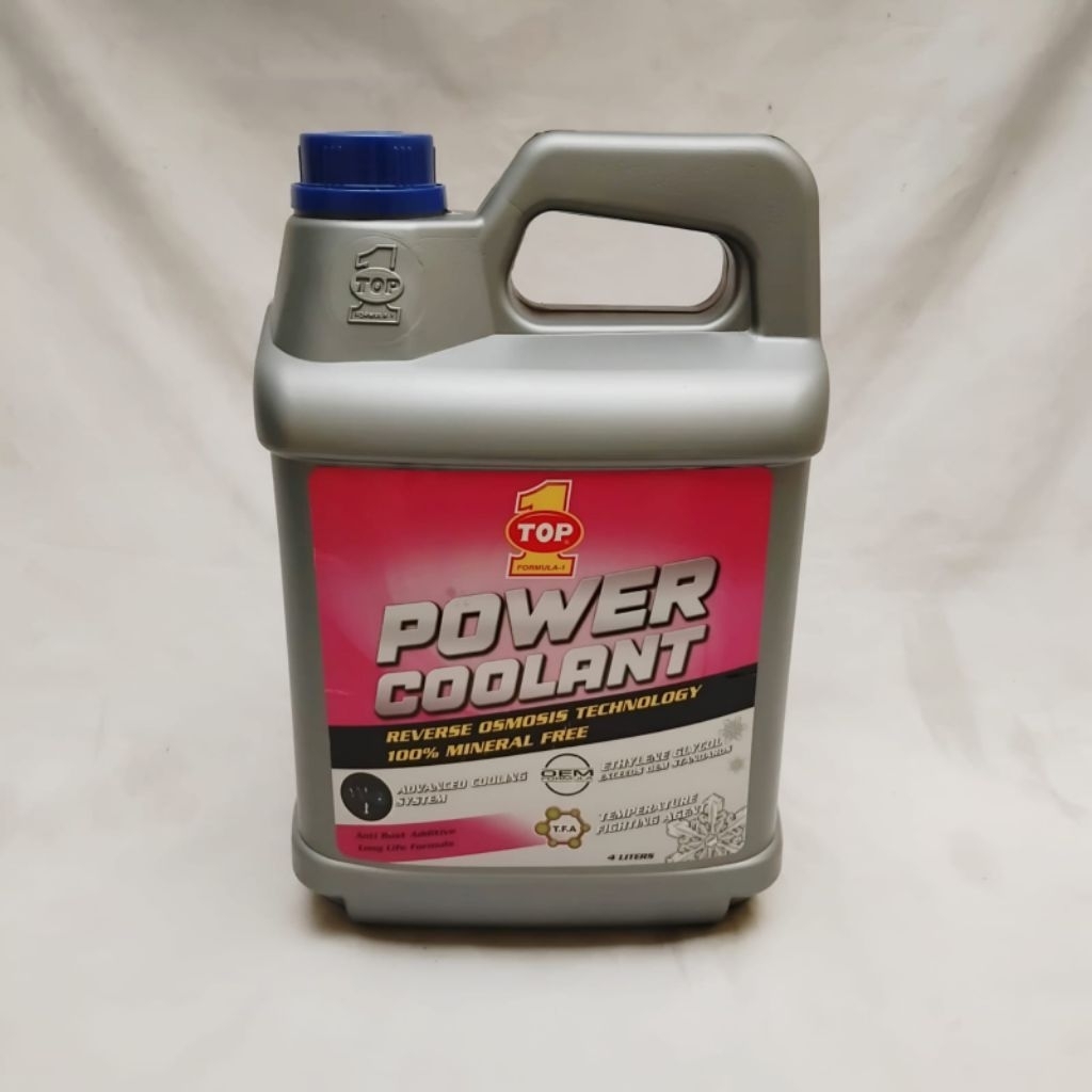 Jual TOP 1 AIR RADIATOR POWER COOLANT HIJAU / PINK 4 LITER | Shopee ...