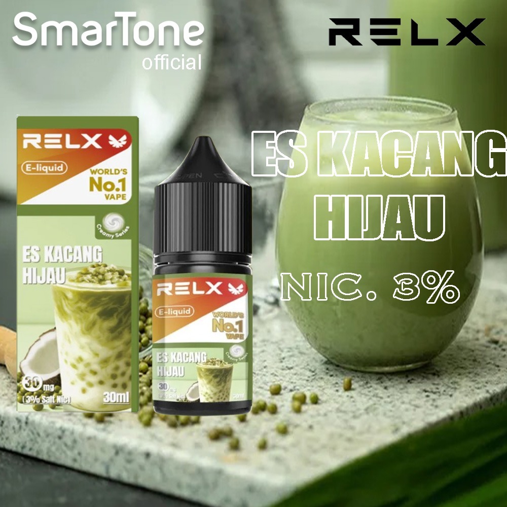 Jual RELX LIQUID ES KACANG HIJAU 30ML 30MG SALTNIC | Shopee Indonesia