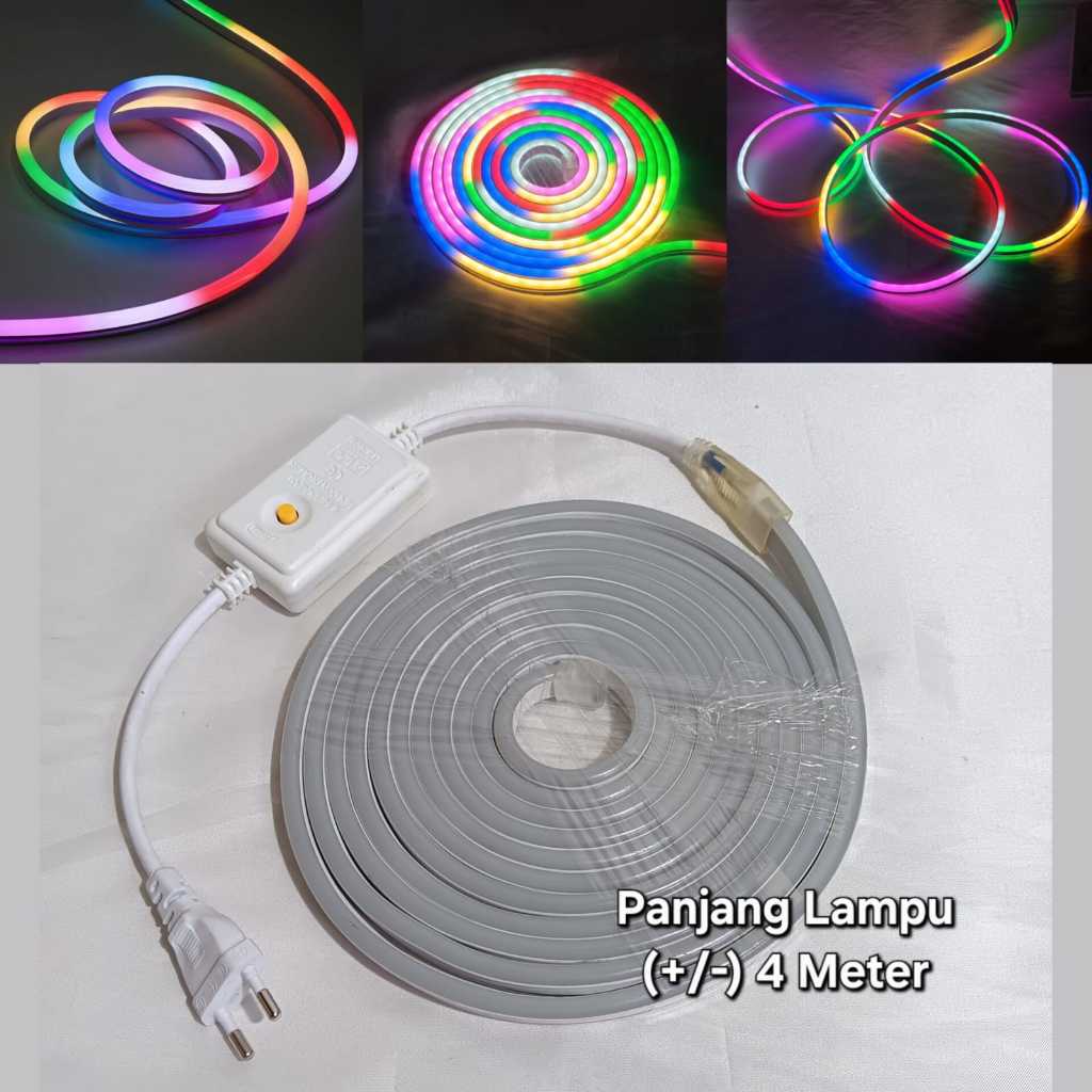 Jual Lampu Neon Flex RGB 2835 – Lampu Hias LED Strip Warna-Warni ...