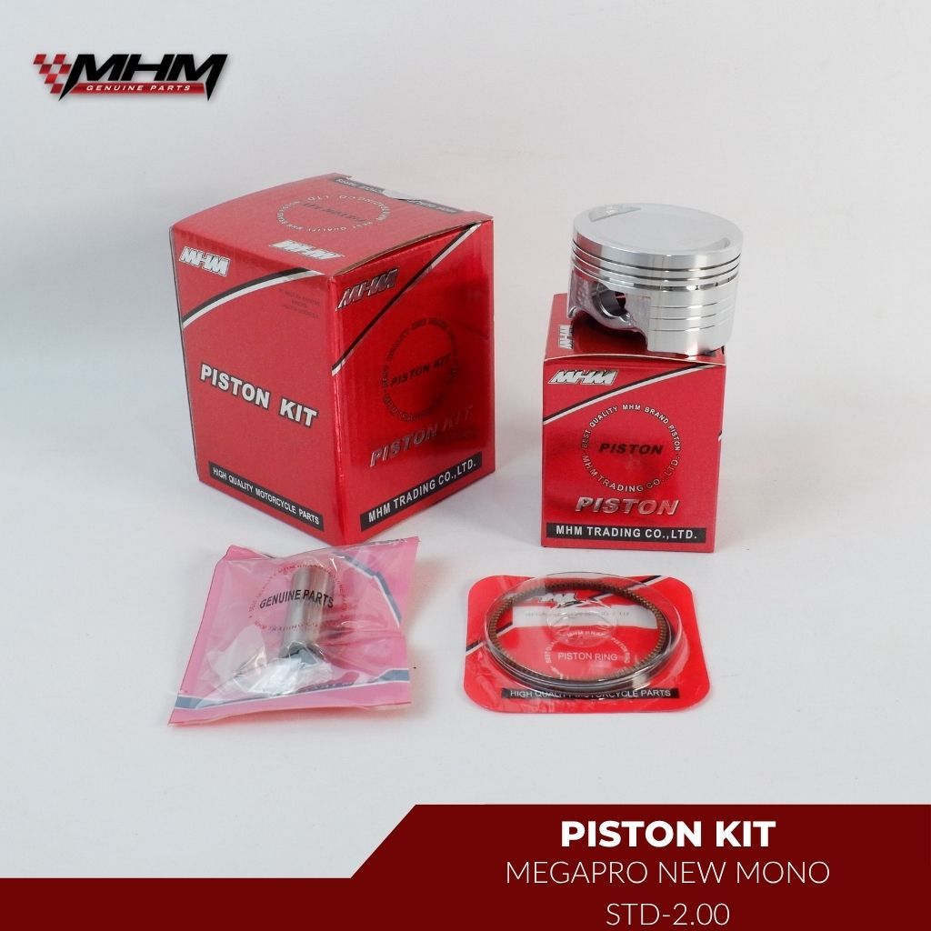 Jual MHM Piston Kit Megapro New Mono | Seher Kit Megapro New Mono ...