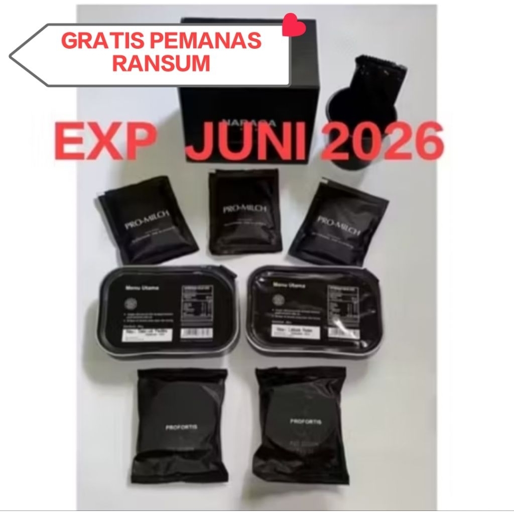 Jual PROMO RANSUM TNI 1 PAKET NARAGA GRATIS PEMANAS RANSUM EXP 30 JUNI ...