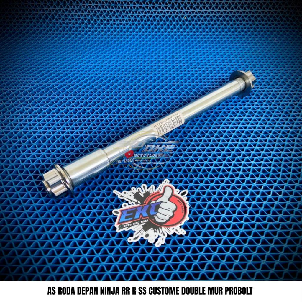 Jual AS RODA NINJA RR R SS Depan Baut Mur Stainless CNC Set Ass Roda ...
