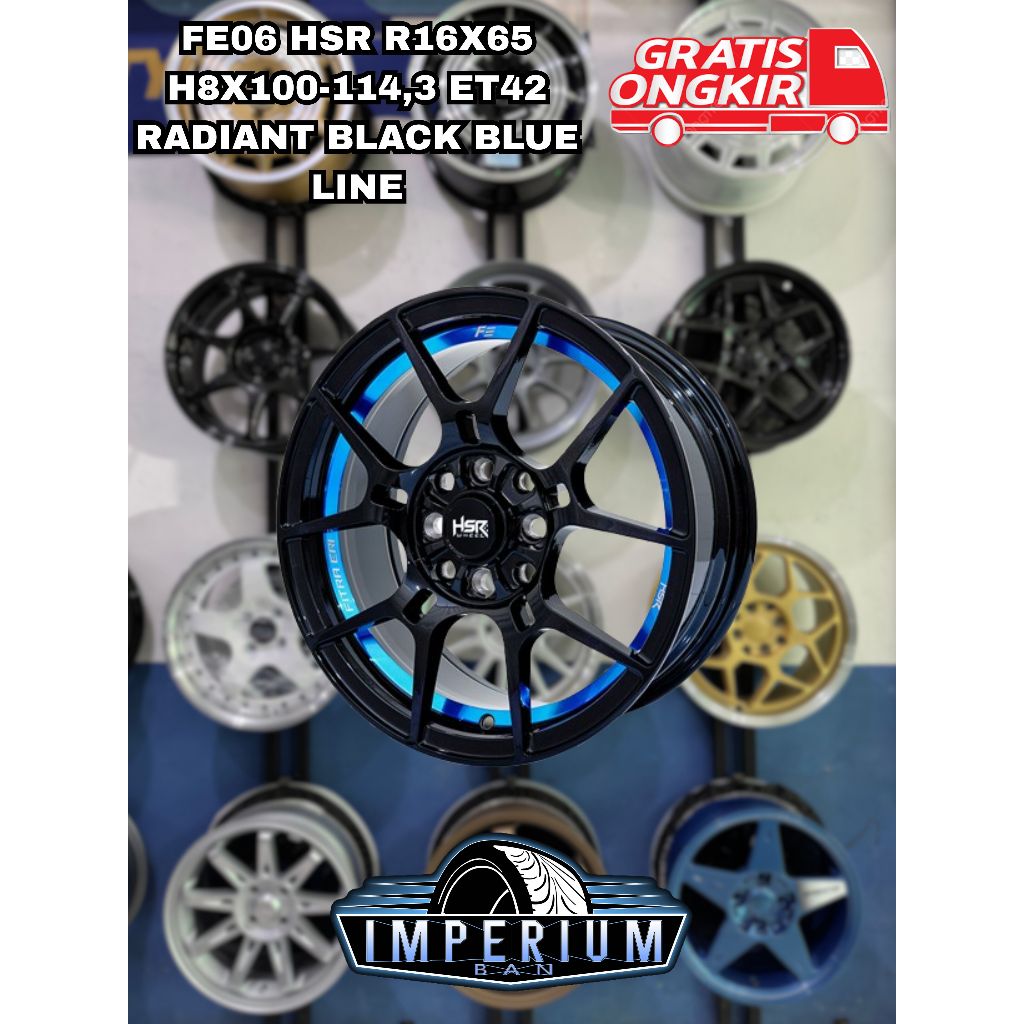 Jual Velg Mobil Racing Model Terbaru R15 Lubang 4 Pcd 100/114.3 Hsr ...