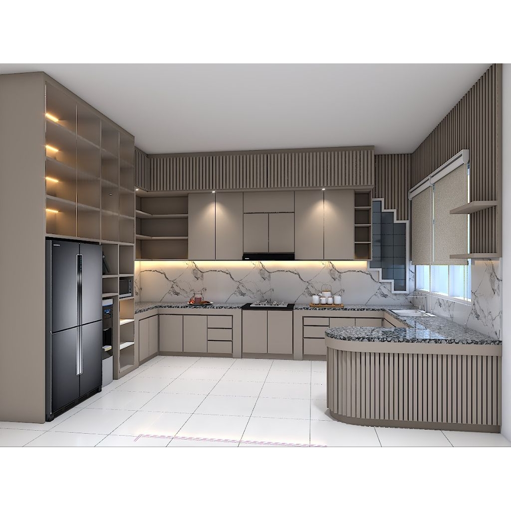 Jual KITCHEN SET CUSTOM | FURNITURE HPL CUSTOM | KITCHEN SET MURAH ...