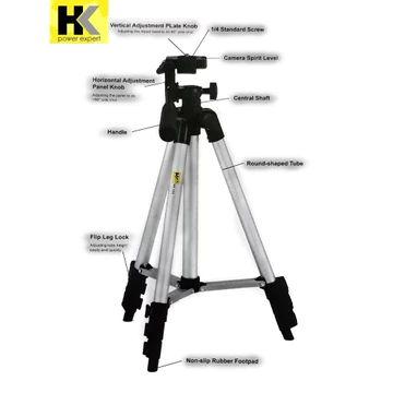 Tripod HK 188 Portable Tripod U Holder Handphone Action Camera Kokoh Dan Kuat