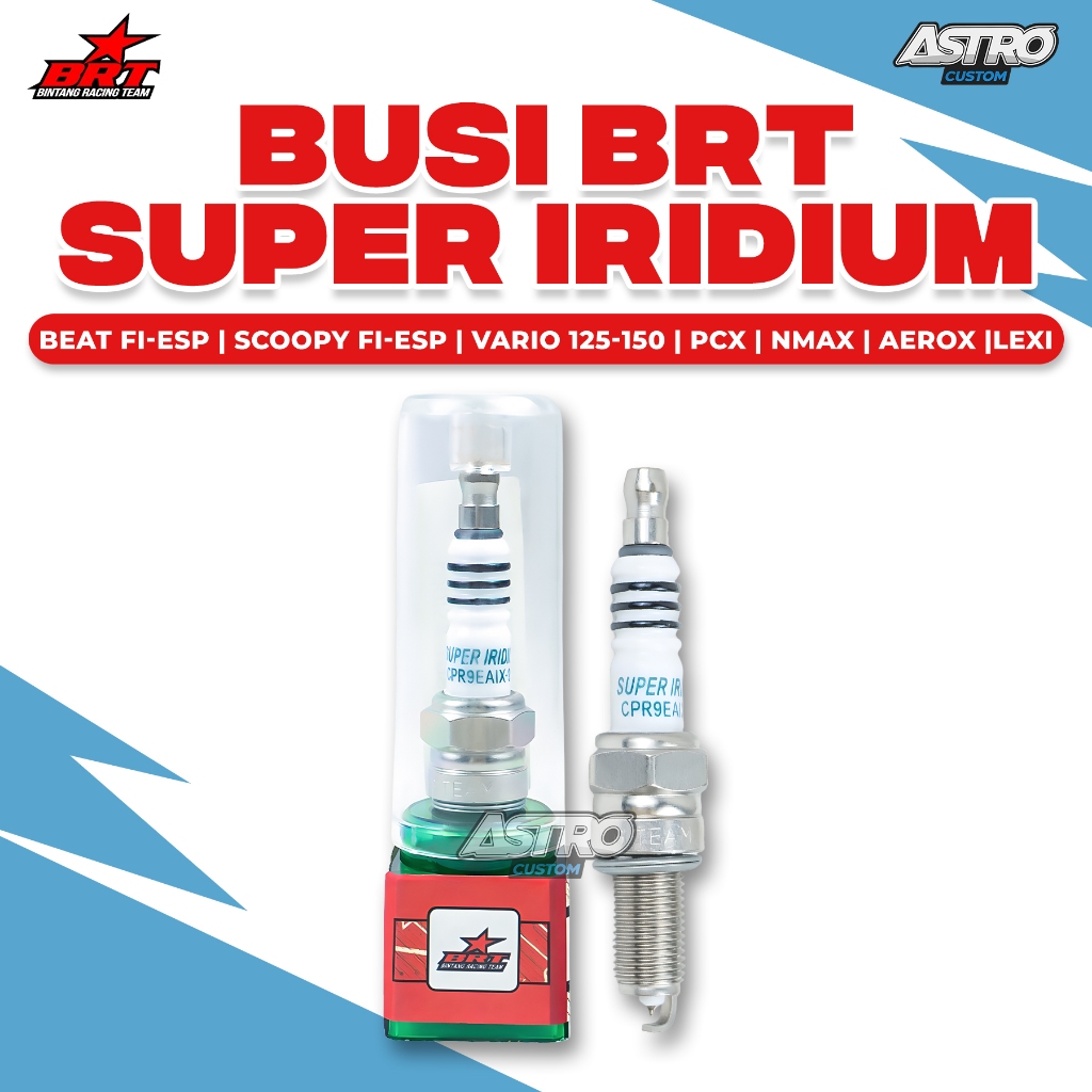 Jual Super Busi Iridium BRT BeaT Vario PCX Nmax Aerox Lexi JUPITER Vega ...